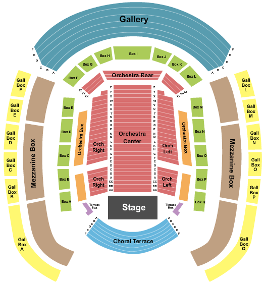 The Payne & Mencias Palladium At Allied Solutions Center For The Performing Arts Piano Guys Seating Chart